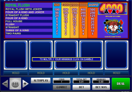 Double Joker Poker 5 Double Joker Poker